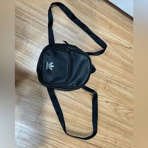 Black Adidas mini backpack